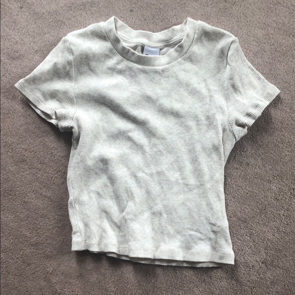 Aritzia TNA Ribbed T-Shirt